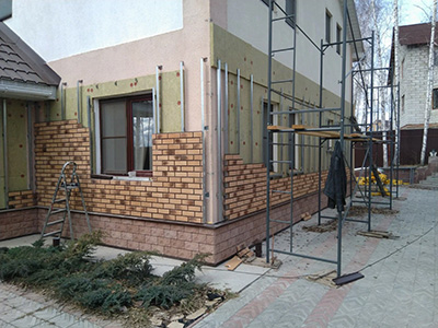 Монтаж фасада