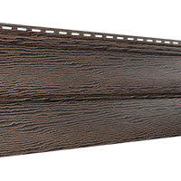 Сайдинг U-Plast ПВХ Тимберблок Дуб Мореный