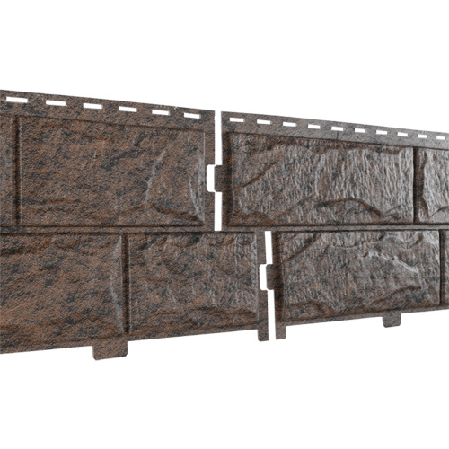 Фасадная панель U-Plast ПВХ Стоун Хаус Камень Жженый