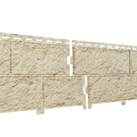 Фасадная панель U-Plast ПВХ Стоун Хаус Камень Золотистый