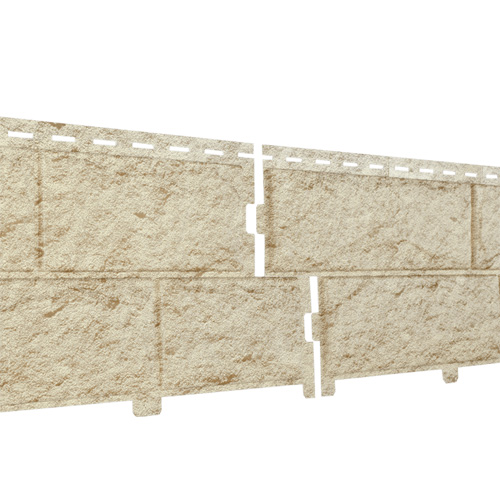 Фасадная панель U-Plast ПВХ Стоун Хаус Камень Золотистый