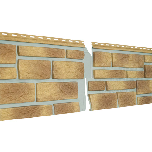 Фасадная панель U-Plast ПВХ Стоун Хаус S-Lock Таганай Дикий