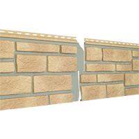 Фасадная панель U-Plast ПВХ Стоун Хаус S-Lock Таганай Речной