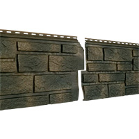 Фасадная панель U-Plast ПВХ Стоун Хаус S-Lock Таганай Таежный