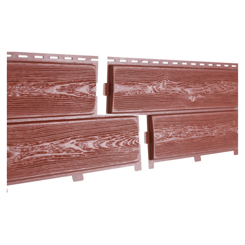 Фасадная панель U-Plast ПВХ Хокла Сolor Брусника