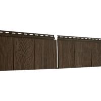 Фасадная панель U-Plast ПВХ Хокла S-Lock Щепа Каштановый