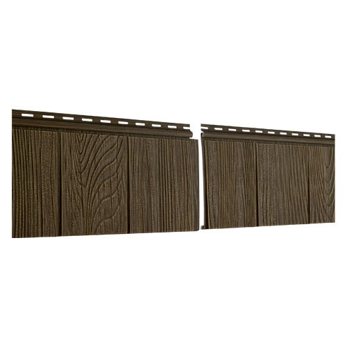 Фасадная панель U-Plast ПВХ Хокла S-Lock Щепа Можжевеловый