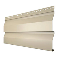 Металлосайдинг Корабельная доска Полиэстер 0,45 мм RAL 1015