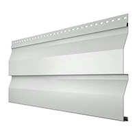 Металлосайдинг Корабельная доска Оптима Полиэстер 0,5 мм RAL 9003