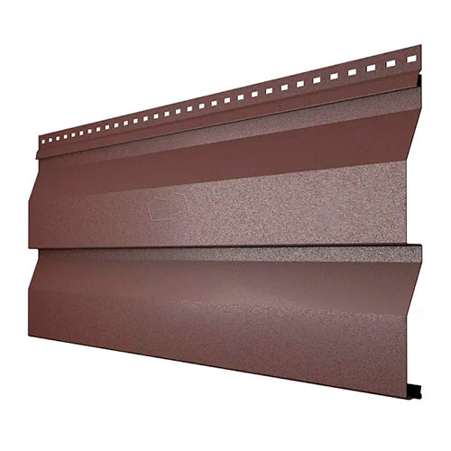 Металлосайдинг Корабельная доска MATT 0,45 мм RAL 8019