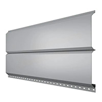 Металлосайдинг Евро-Брус Полиэстер 0,45 мм RAL 7004