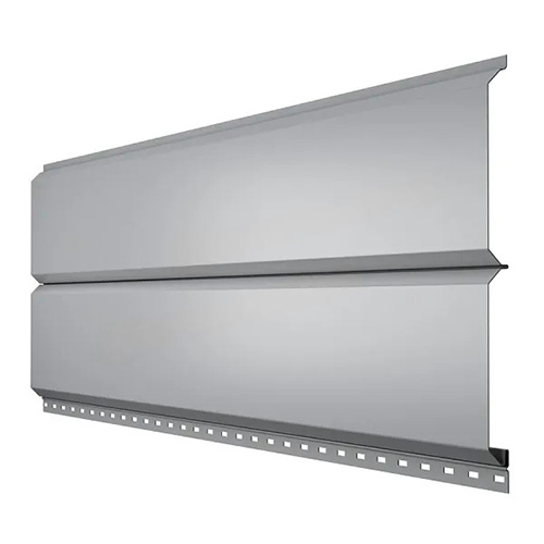 Металлосайдинг Евро-Брус Полиэстер 0,45 мм RAL 7004