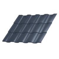 Металлочерепица Панорама Глянец 0,4 мм RAL 7024