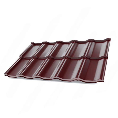 Металлочерепица Венеция Глянец 0,5 мм RAL 3005