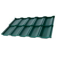 Металлочерепица Венеция MATT 0,5 мм RAL 6005