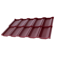 Металлочерепица Венеция MATT 0,5 мм RAL 3005