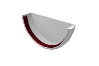 Заглушка желоба ПВХ GrandLine 120х90 Белый