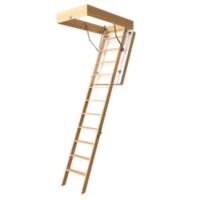 Чердачная лестница с люком складная Döcke PREMIUM деревянная 70х120х300
