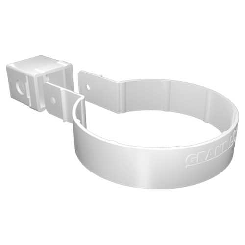 Хомут трубы Kliker ПВХ GrandLine 120х90 Белый