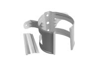 Кронштейн трубы на дерево(саморезы в комплект не входят) Белый