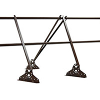 Ограждение кровельное Grand Line 0,9х3м RAL 8017