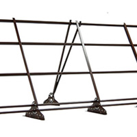 Ограждение кровельное со снегозадержателем Grand Line 1,2х3м RAL 8017