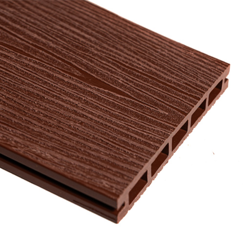 Террасная доска EcoLine МПК Дерево 3D 3000х150х18 Шоколад 