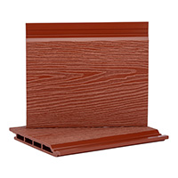 Фасадная композитная панель EcoLine Decking МПК Терракот 3000х140х16