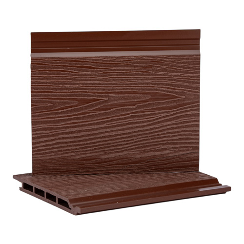 Фасадная композитная панель EcoLine Decking МПК Шоколад 3000х140х16