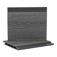 Фасадная композитная панель EcoLine Decking МПК Серый 3000х140х16