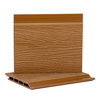 Фасадная композитная панель EcoLine Decking МПК Орех 3000х140х16