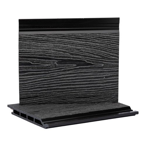 Фасадная композитная панель EcoLine Decking МПК Графит 3000х140х16