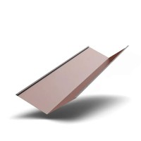 Планка ендовы нижняя 290х290х2000 0.45 ПЭ MATT RAL8017