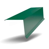 Планка торцевая 120х95х2000 ПЭ 0.45мм RAL6005