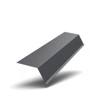 Планка капельник 79х55х2000 0.45мм ПЭ MAT RAL7024