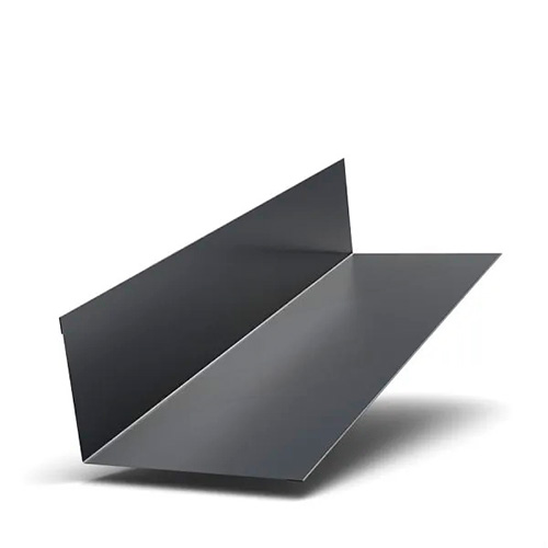 Планка примыкания верхняя 250х147х2000 0.45мм ПЭ RAL7024