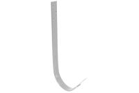 Крюк длинный Металл GrandLine 125х90 Белый (RAL 9003)