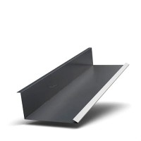 Планка примыкания нижняя 250х122х2000 0.45мм ПЭ RAL7024