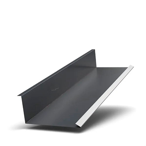 Планка примыкания нижняя 250х122х2000 0.45мм ПЭ RAL7024