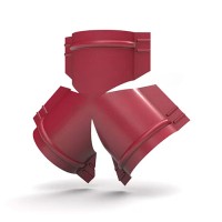 Y-образный тройник для круглого конька R80 0.45мм ПЭ MATT RAL3005