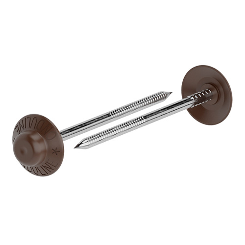 Гвозди Onduline с литыми шляпками 75 мм Коричневый