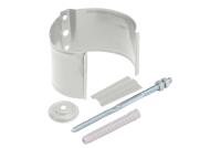 Кронштейн трубы на кирпич Металл GrandLine 125х90 Белый (RAL 9003)