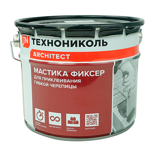 Мастика для гибкой черепицы (Фиксер) 12кг