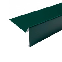 Планка торцевая ТЕХНОНИКОЛЬ 75х25х65х5х2000 мм ПЭ RAL 6005