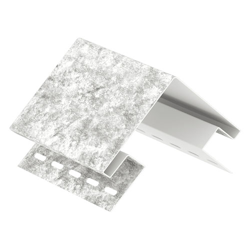 Наружный угол U-Plast Стоун-хаус Кварцит Светло-серый