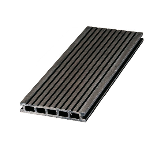 Террасная доска Ecoline МПК односторонняя Вельвет 3000х150х25 Графит