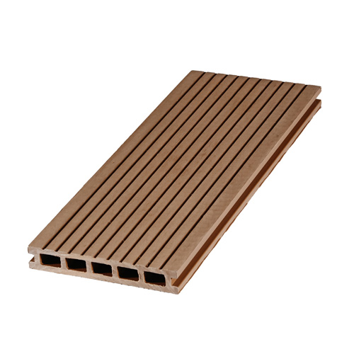 Террасная доска Ecoline МПК односторонняя Вельвет 3000х150х25 Орех