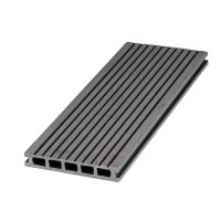 Террасная доска Ecoline МПК односторонняя Вельвет 3000х150х25 Серый