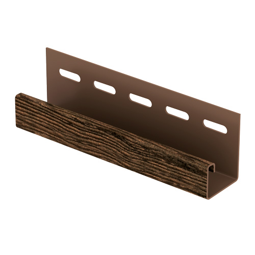 J-планка U-Plast Hokla S-Lock Щепа Каштан