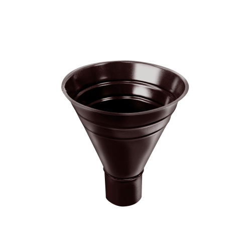 Воронка водосборная Металл GrandLine 125х90 Шоколад RAL 8017